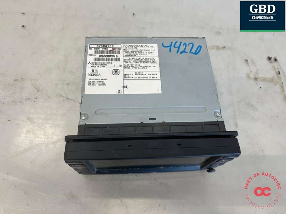 Bilstereo navigasjon til Mitsubishi ASX 2010-2019  (8750A239|)