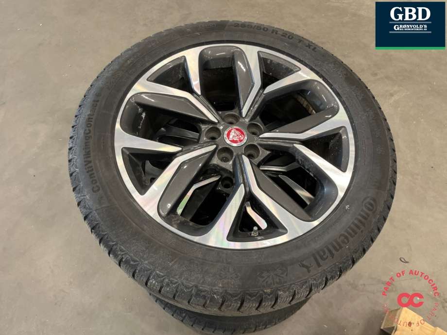 Hjulsett aluminium vinter til Jaguar I-PACE 2018-->>  (CONTIVIKING|255-50-20|8JX20 ET IKKE SYNLIG|DATO 4917 6|5MM)