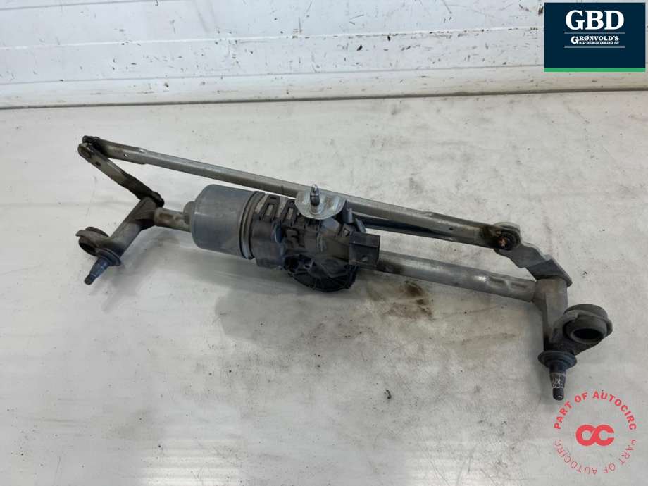 Viskermotor frontrute komplett m/overføring til VW Polo 2009-2014 (Type V, Fase 1)  (6R1 955 023 C|)