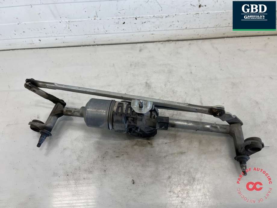 Viskermotor frontrute komplett m/overføring til VW Polo 2009-2014 (Type V, Fase 1)  (6R1 955 023 C|)