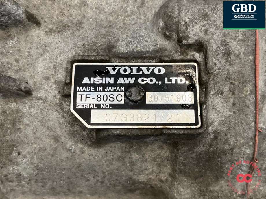 Girkasse automat til Volvo V70 2007-2013 (Type III, Fase 1)  (36000830|)