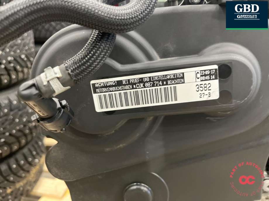 Motor bensin til VW Passat 2015-2019 (Fase 1) (B8) (B8) (CUKC|04E 100 034 N|04E 100 099 E)