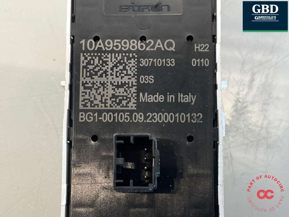 Bryter ruteheis førerdørspanel til VW ID.7 2023-->>  (10A 959 862 AQ IFZ|)