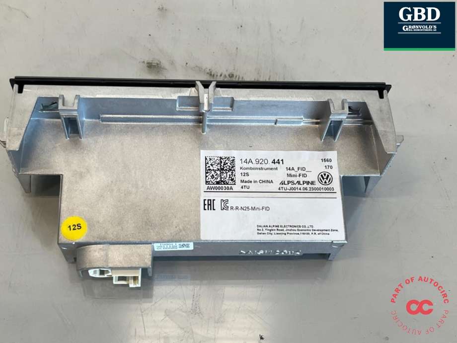 Instrumentpanel til VW ID.7 2023-->>  (14A 920 441|)