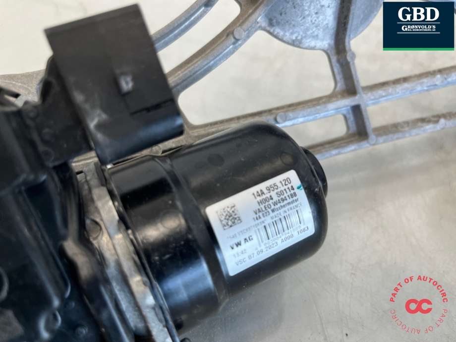 Viskermotor frontrute komplett m/overføring til VW ID.7 2023-->> (14A 955 113 A|)