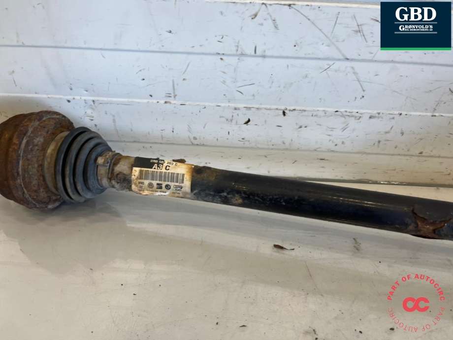 Drivaksel høyre bak, diesel/automat til Audi Q5 2008-2012 (Type I, Fase 1)  (8R0 501 203 C|8R0 501 203 CX|)