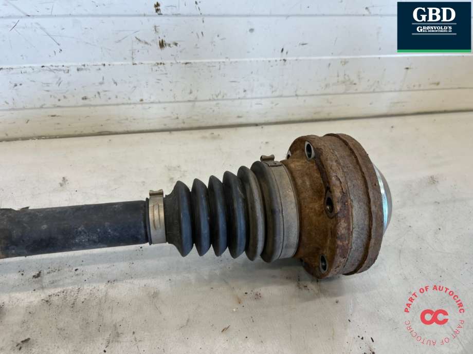 Drivaksel venstre bak, diesel/automat til Audi Q5 2008-2012 (Type I, Fase 1) (8R0 501 203 C|8R0 501 203 CX|)