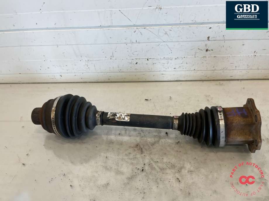 Drivaksel høyre foran, diesel/automat til Audi Q5, 2008-2012 (Type I, Fase 1)  (8R0 407 271 C)