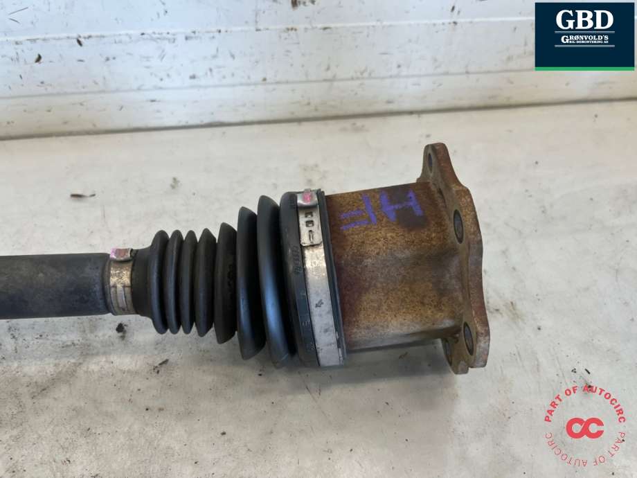 Drivaksel høyre foran, diesel/automat til Audi Q5 2008-2012 (Type I, Fase 1) (8R0 407 271 C|8R0 407 271 CX|)