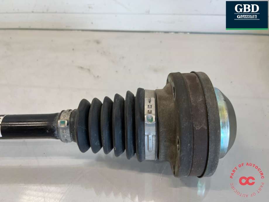 Drivaksel venstre foran, diesel/manuell til Audi A3 2009-2012 (Type II, Fase 2)  (3C0 407 271 AJ|1K0 407 271 EE|1K0 407 451 TX | 1K0 407 271 LJ |1K0 407 761 SX)