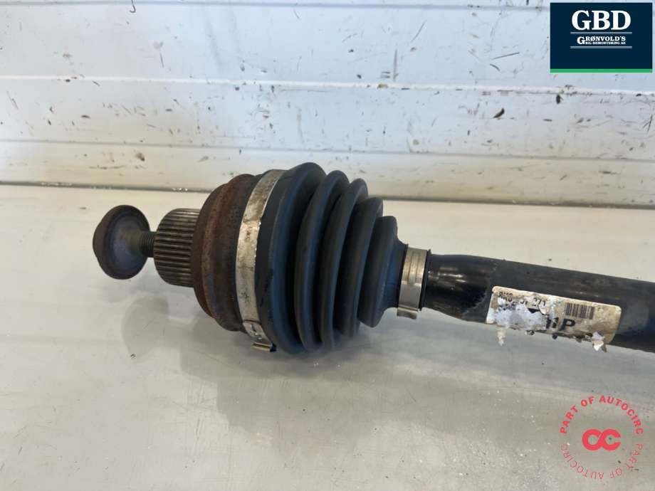 Drivaksel høyre foran, diesel/manuell til Audi A5 2007-2016 (Type I)  (8K0 407 271 P|8K0 407 451 FX|)