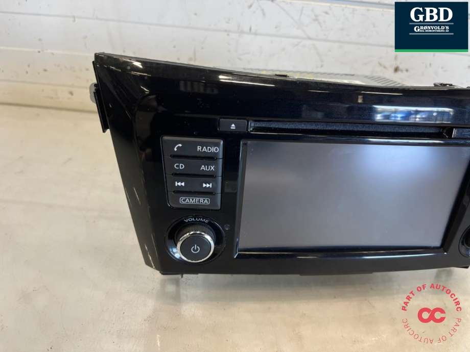 Bilstereo navigasjon skjerm til Nissan Qashqai 2014-2021 (Type II)  (259154ET3A|)