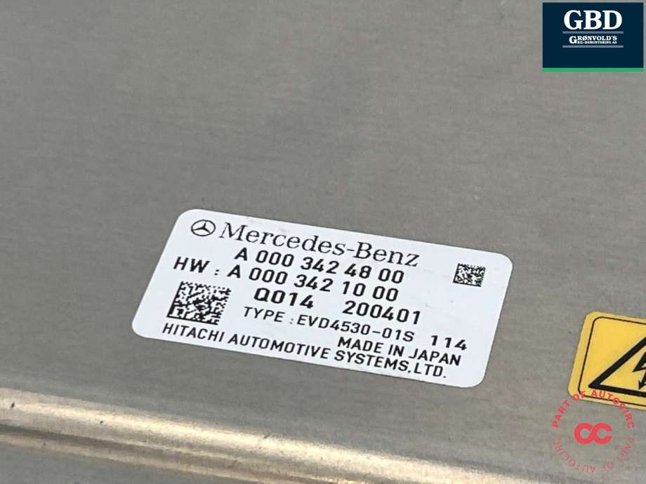 DCDC converter elbil til Mercedes EQV 2020-->> (W447) (W447) (A 000 342 48 00|A 000 342 48 00 80|)