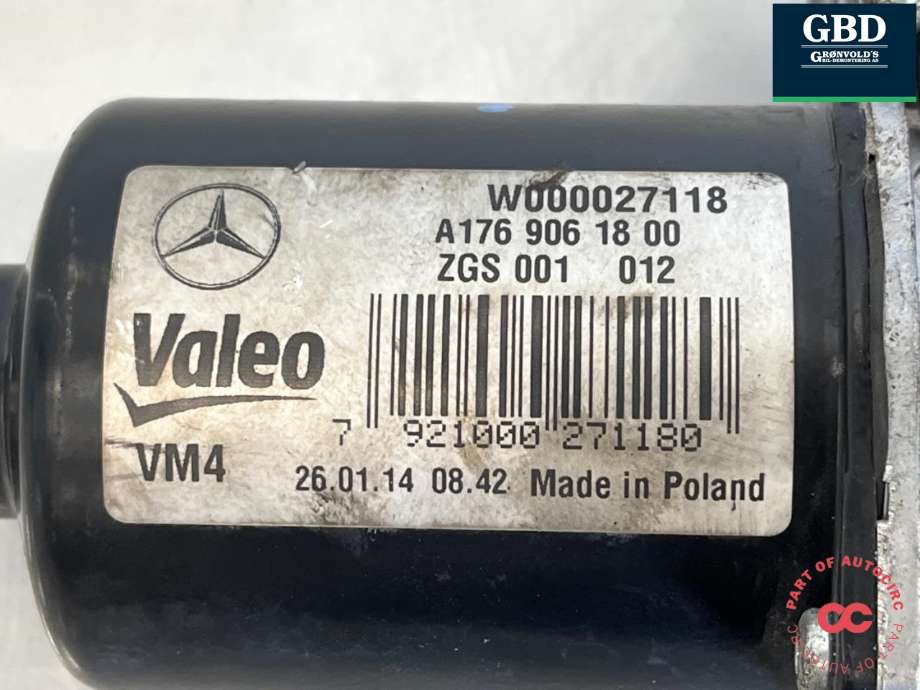 Viskermotor frontrute til Mercedes A-Klasse 2012-2018 (W176) (W176) (A 176 820 00 40|A 176 906 18 00|)