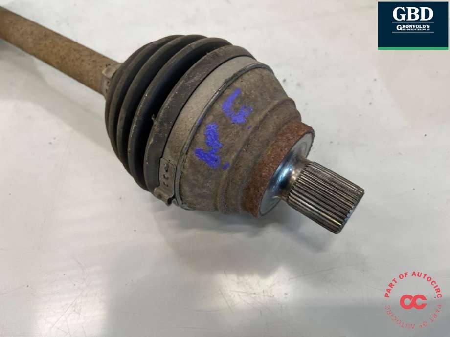 Drivaksel venstre foran, diesel/automat til Škoda Octavia 2009-2013 (Type II, Fase 2)  (1K0 407 271 LB|1K0 407 763 KX|)