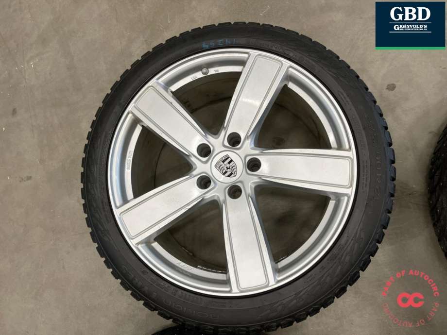 Hjulsett aluminium vinter til Porsche Cayenne 2018-->> (PO536) (PO536) (NOKIAN HAKKAPELIITTA|275-40R21|5|71MM    PROD1817|ET46)