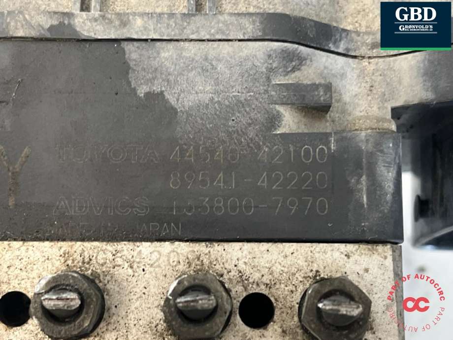 ABS sentral til Toyota RAV4 2006-2009 (Type III, Fase 1)  (4405042230|44540-42100|89541-42220)