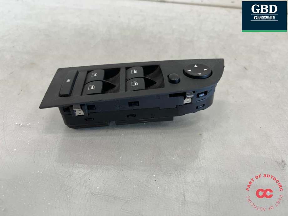 Bryter ruteheis førerdørspanel til BMW 3-Serie 2005-2011 (E90/E91/E92/E93) (E90/E91/E92/E93) (61 31 9 217 326|9155501-01|)