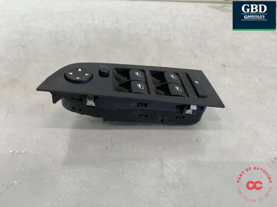 Bryter ruteheis førerdørspanel til BMW 3-Serie 2005-2011 (E90/E91/E92/E93) (E90/E91/E92/E93) (61 31 9 217 326|9155501-01|)