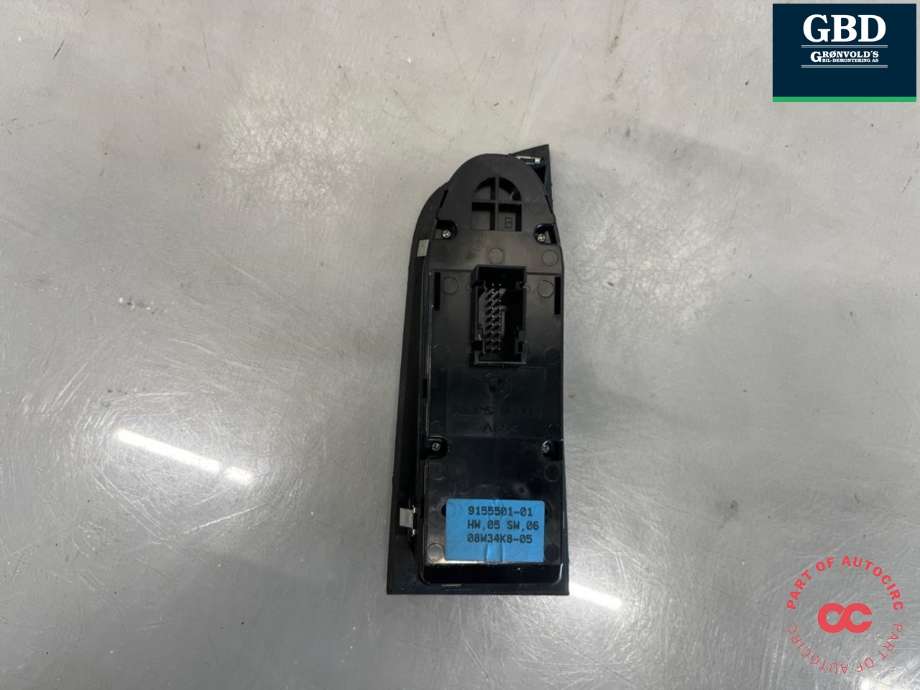 Bryter ruteheis førerdørspanel til BMW 3-Serie 2005-2011 (E90/E91/E92/E93) (E90/E91/E92/E93) (61 31 9 217 326|9155501-01|)