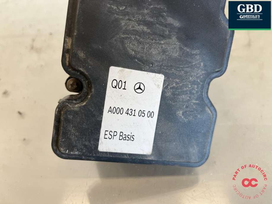 ABS sentral til Mercedes A-Klasse 2012-2018 (W176) (W176) (A 000 431 38 00|A 000 431 22 00|  A 000 431 05 00|A 009 431 47 12)