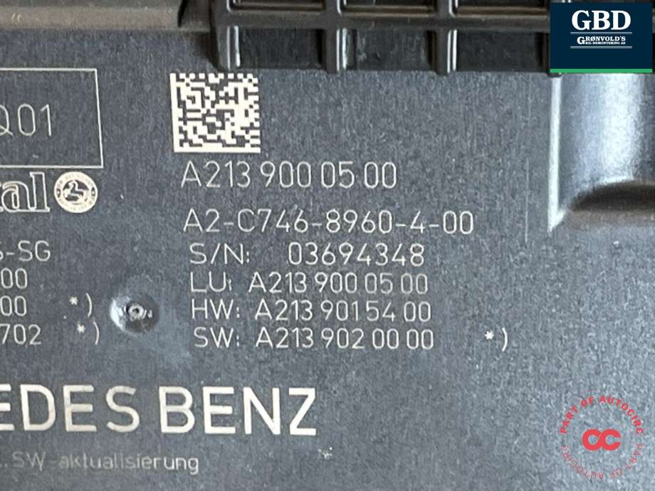 Baklukeåpner motor til Mercedes C-Klasse 2014-2018 (Fase 1) (W205) (W205) (A 099 760 26 01|A 213 900 05 00|)