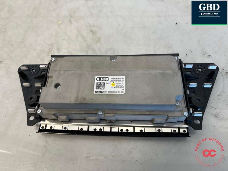 Multimedia display (MCU - Media Controller Unit) til Audi e-tron 2018-->>  (4KE 919 605 N|)
