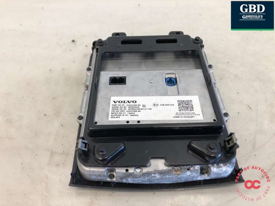 Bilstereo til Volvo XC60 2017-->> (Type II)  (36010478|)