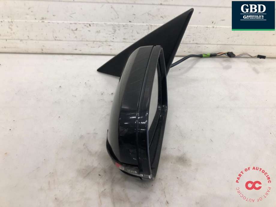 Speil venstre til Audi A5 2007-2016 (Type I) (8T8 857 409 C|8T8 857 409 C 3FZ|)