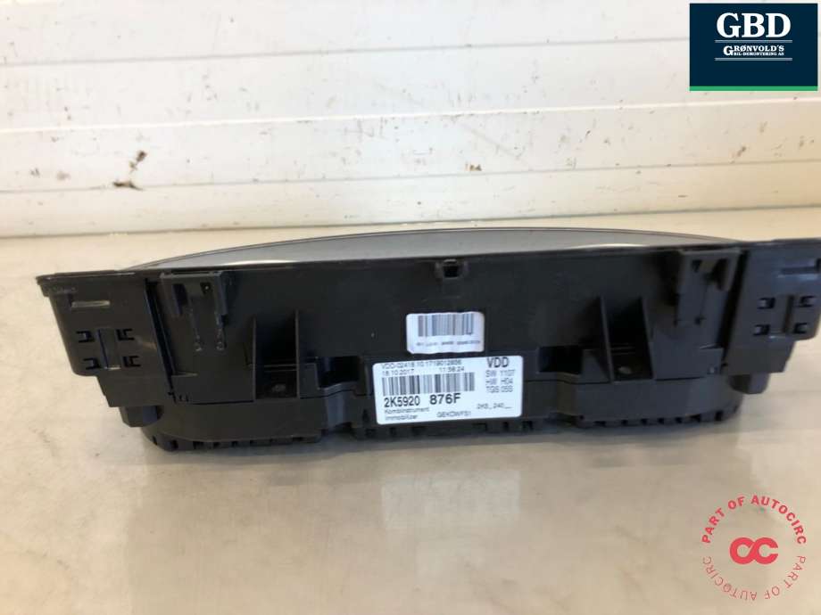 Instrumentpanel til VW Caddy 2015-2020 (Type III, Fase 3)  (2K5920 876F|)