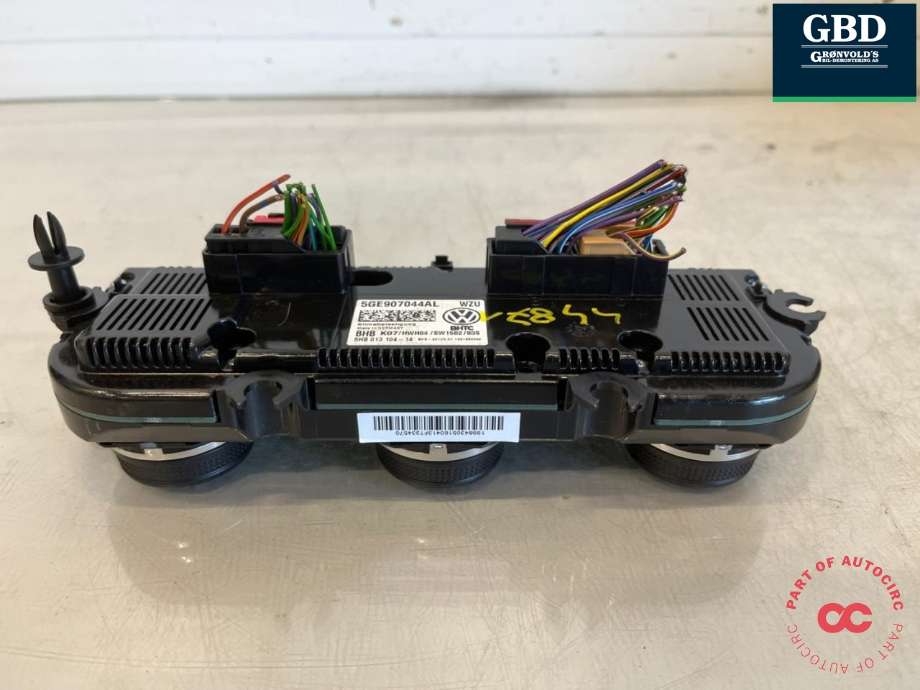 Varmeapparat betjening til VW Passat 2015-2019 (Fase 1) (B8) (B8) (5GE 907 044 AL WZU|5GE907044AL|)