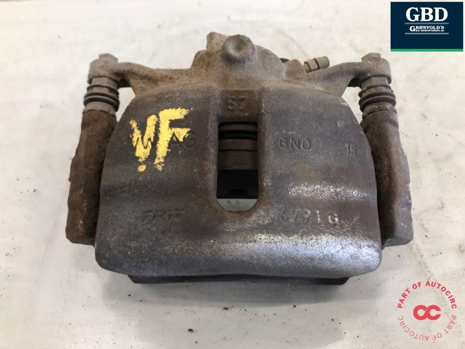 Bremsecaliper venstre foran til VW e-Golf, 2014-2017 (Fase 1)  (8V0 615 123)