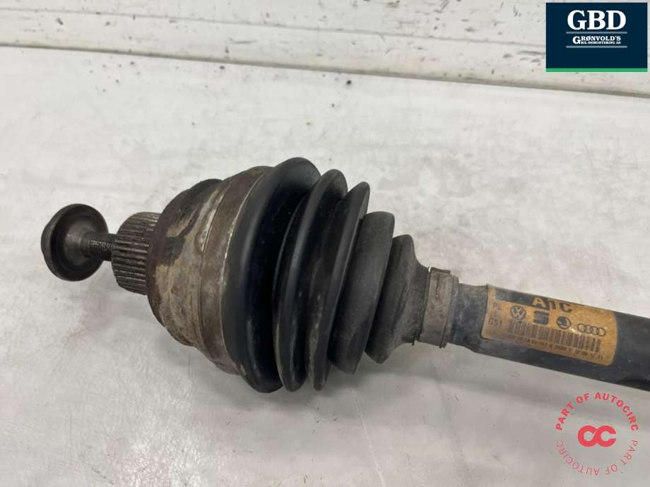 Drivaksel høyre foran, diesel/automat til Audi Q5 2012-2017 (Type I, Fase 2)  (8R0 407 271 C|8R0 407 271 CX|)