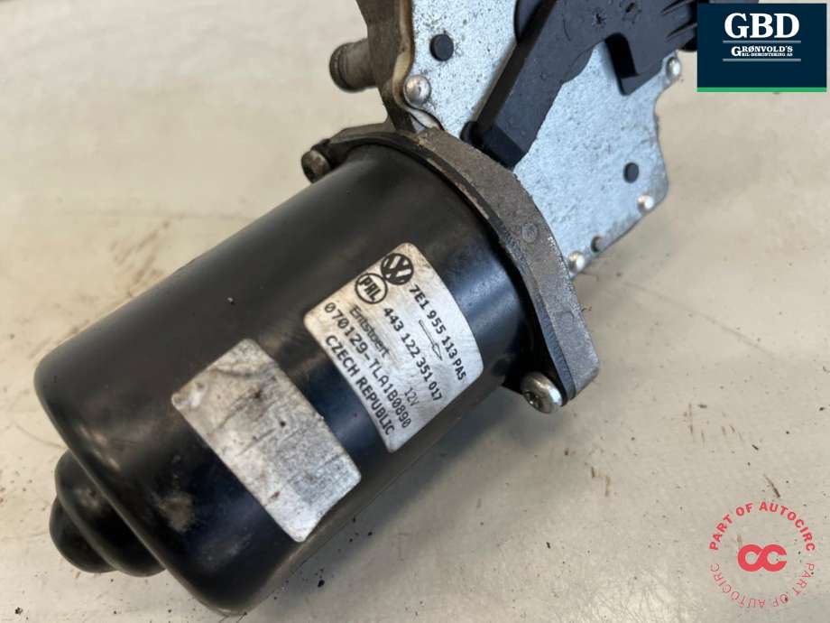 Viskermotor frontrute til VW Transporter / Caravelle 2003-2009 (Fase 1) (T5) (T5) (7E1 955 113 G|7E1 955 113|)