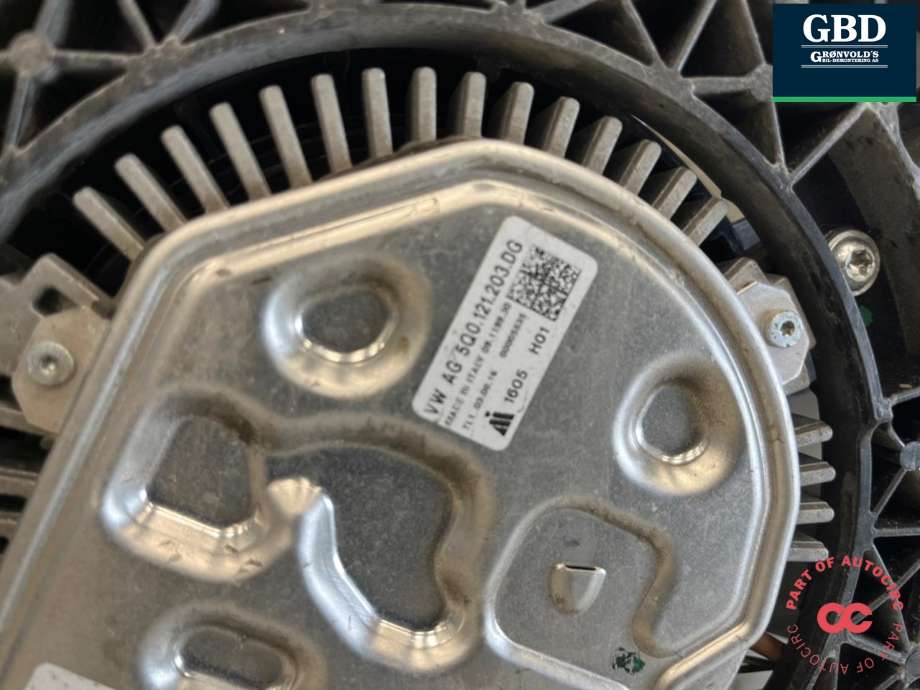 Kjølevifte elektrisk til VW Passat 2015-2019 (Fase 1) (B8) (B8) (5Q0 121 203 DG|)