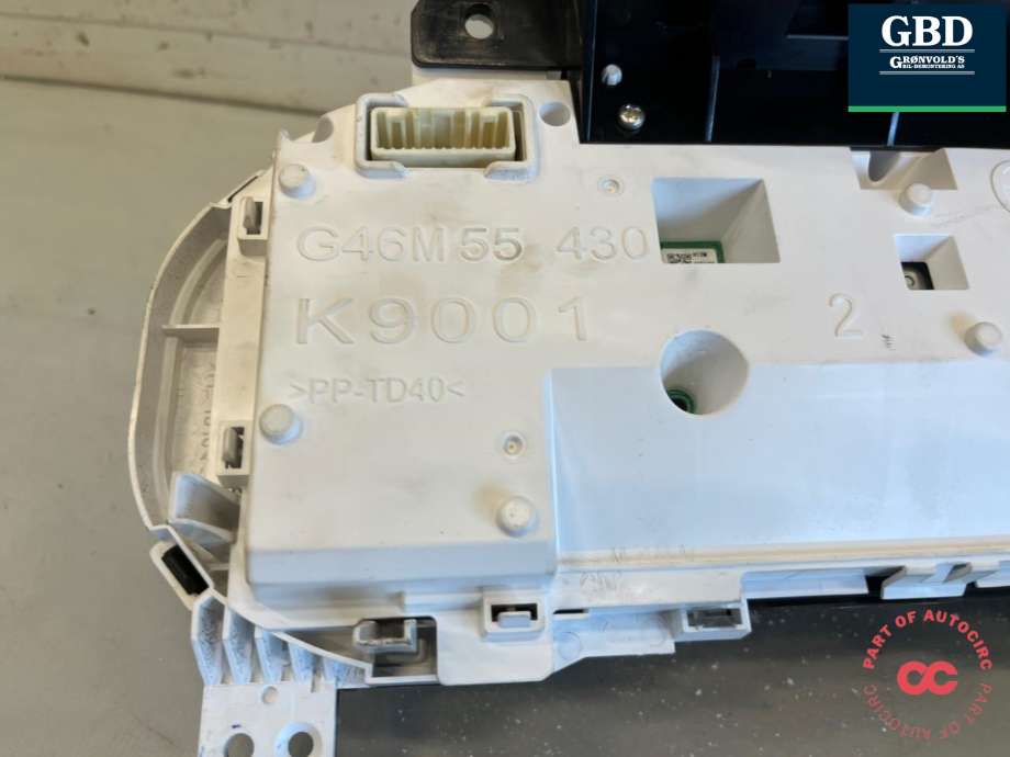 Instrumentpanel til Mazda 6 2015-2018 (Type III, Fase 2)  (GML655471D|)