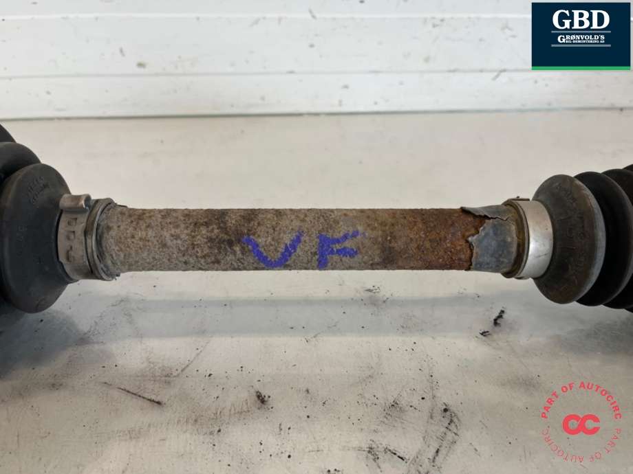 Drivaksel venstre foran, diesel/manuell til VW Caddy 2010-2015 (Type III, Fase 2)  (2K3 407 271 B|2K3 407 271 BX|)