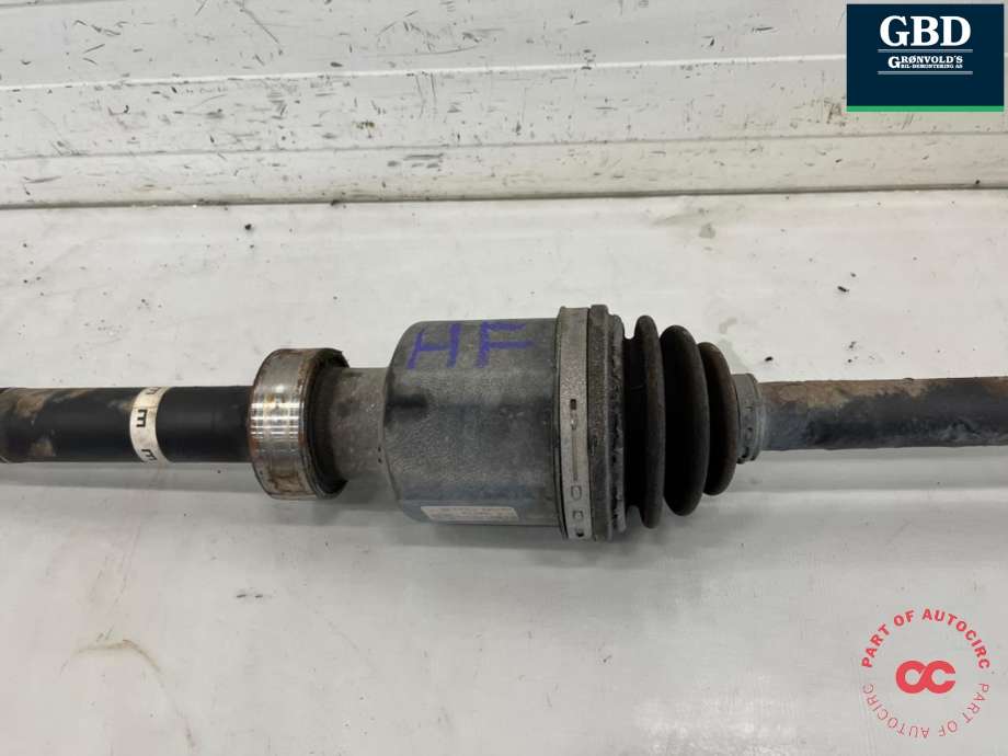 Drivaksel høyre foran, diesel/automat til Mazda CX-5 2012-2017 (Type I) (FTB52550XA|39100-FTB0B|)