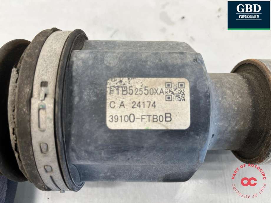 Drivaksel høyre foran, diesel/automat til Mazda CX-5 2012-2017 (Type I) (FTB52550XA|39100-FTB0B|)