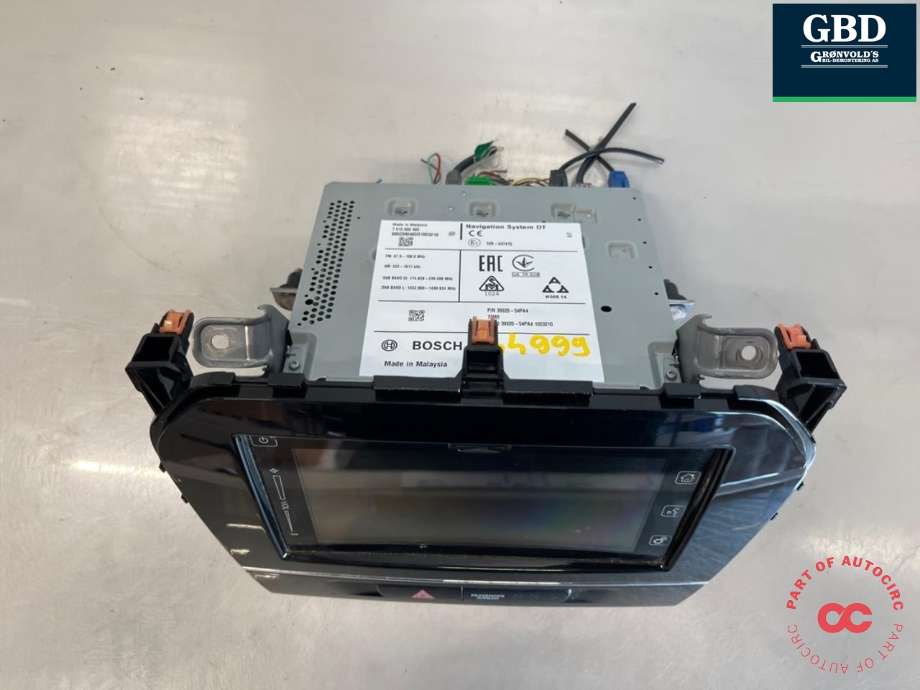 Bilstereo til Suzuki Vitara 2015-->> (Type IV) (39920-54PA5-DB7|39920-54PA4|)