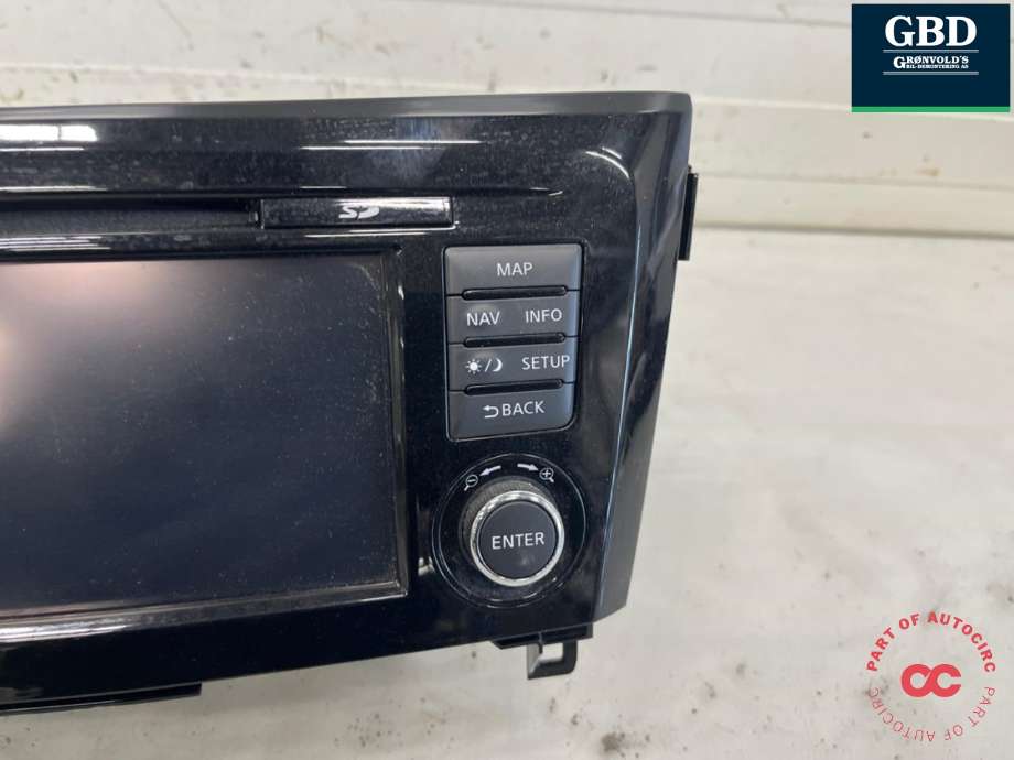 Bilstereo navigasjon til Nissan Qashqai 2014-2021 (Type II)  (259154ET1A|)