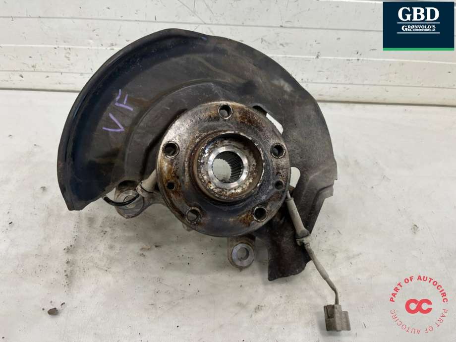 Hjulspindel venstre foran til Nissan Qashqai, 2014-2021 (Type II)  (400154EA0A)