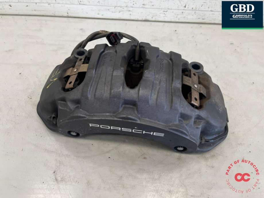 Bremsecaliper venstre foran til Porsche Cayenne, 2018-->> (PO536) (PO536) (9Y0 615 123 CB)