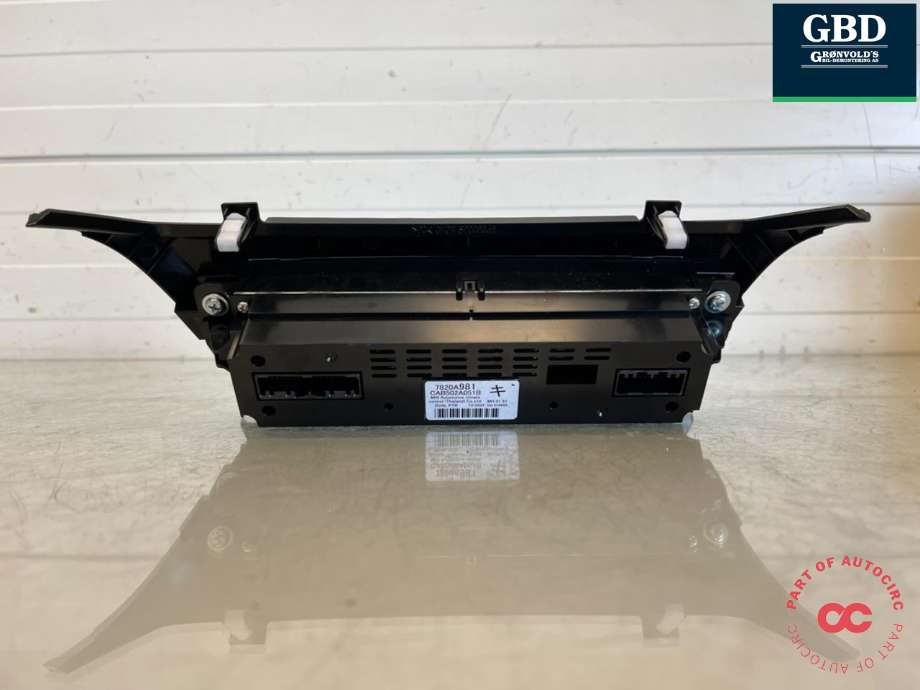 Varmeapparat betjening til Mitsubishi Eclipse Cross 2018-->>  (7820A981|)