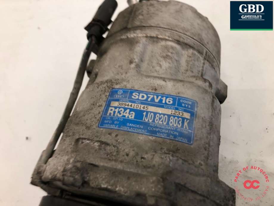 Aircondition kompressor til VW Golf IV 1998-2003  (SANDEN|1J0 820 803 N|1J0 820 803 L|1J0 820 803 LX .)