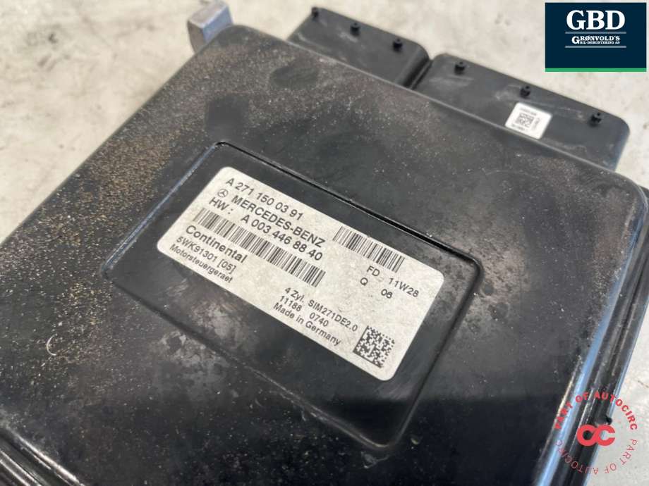 Styreenhet motor til Mercedes C-Klasse 2011-2014 (Fase 2) (W204) (W204) (A 271 150 03 91|A 271 150 03 91 80|)