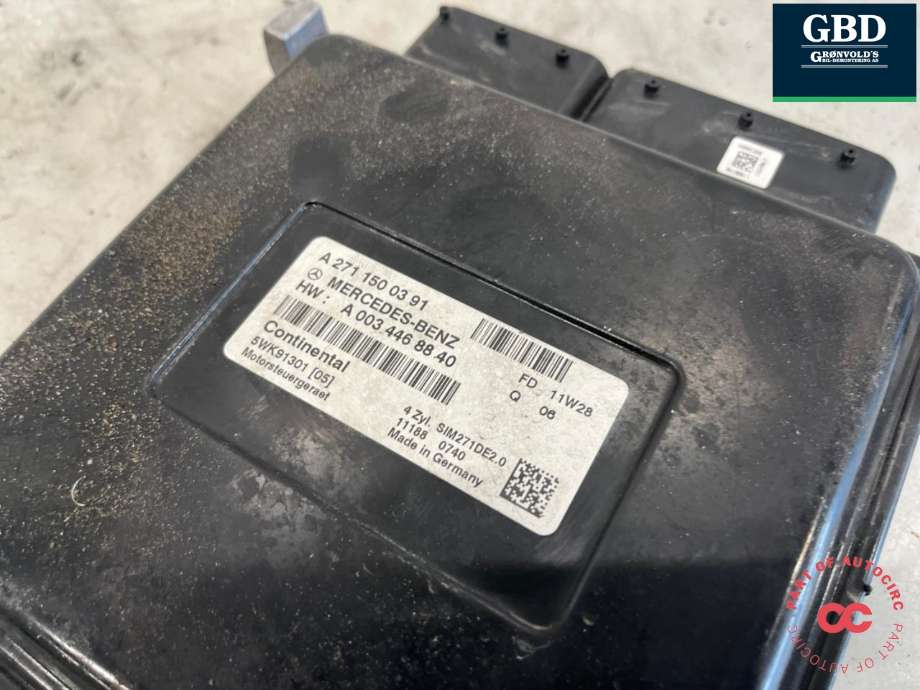 Styreenhet motor til Mercedes C-Klasse 2011-2014 (Fase 2) (W204) (W204) (A 271 150 03 91|A 271 150 03 91 80|)