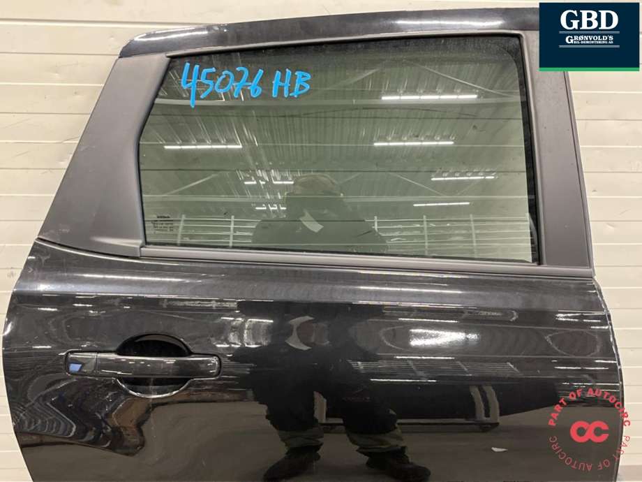 Dør høyre bak til Nissan Qashqai 2010-2014 (Type I, Fase 2)  (H2100JD0MC|)