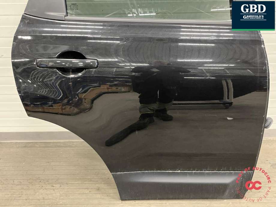 Dør høyre bak til Nissan Qashqai 2010-2014 (Type I, Fase 2)  (H2100JD0MC|)