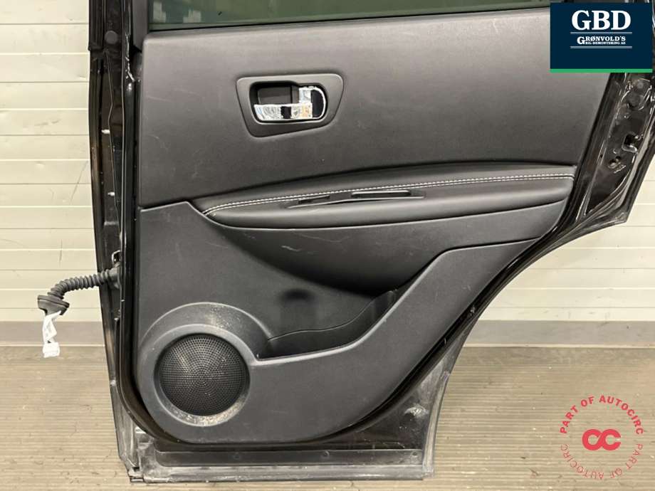 Dør høyre bak til Nissan Qashqai 2010-2014 (Type I, Fase 2)  (H2100JD0MC|)